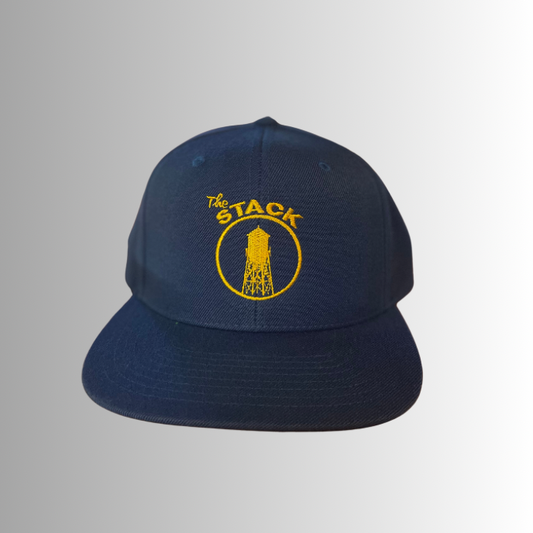 The Stack Snapback - Blue and Gold