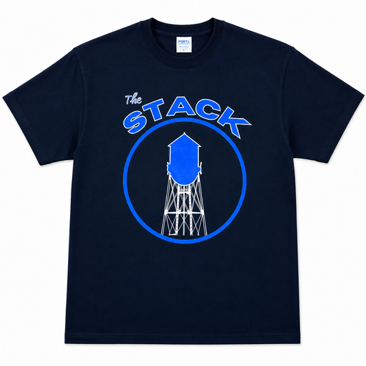 Stack T-Shirt - Black and Blue