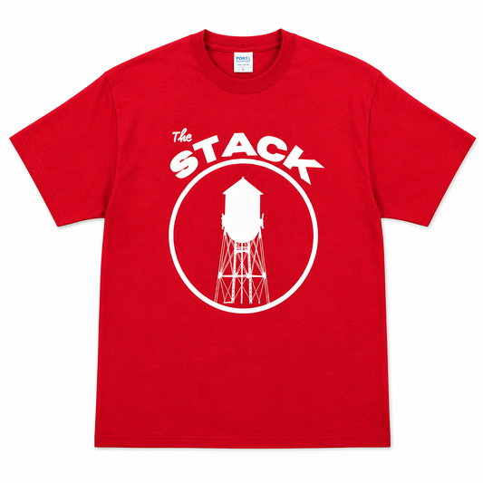 Stack Tee - Red and White