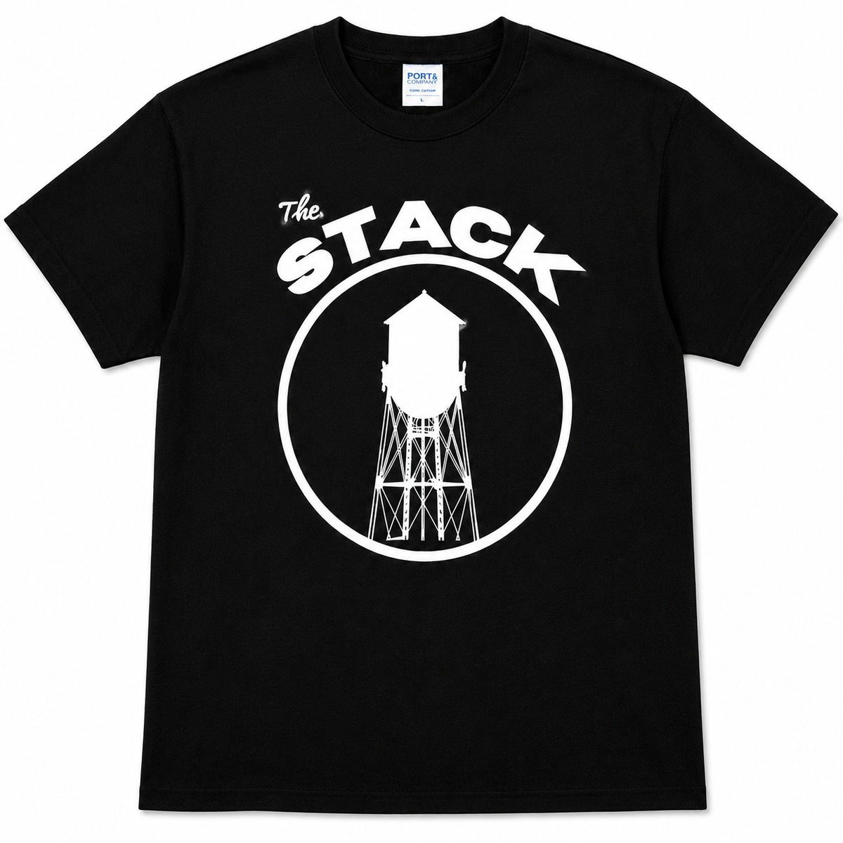 Stack Tee - Black and White